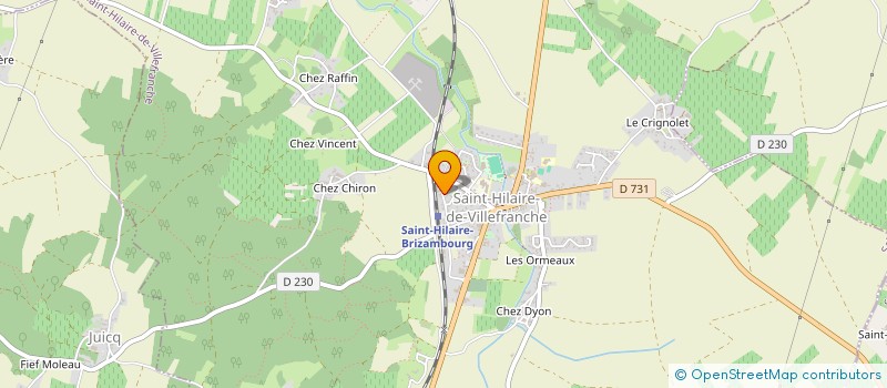 localisation de l'entreprise MOTO-CLUB KIDS 17  SAINT-HILAIRE-DE-VILLEFRANCHE