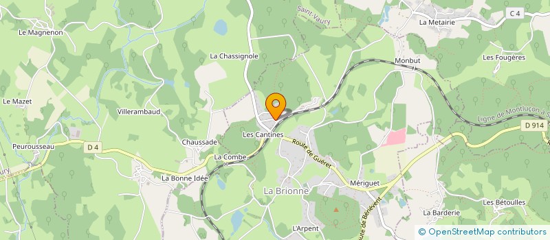 localisation de l'entreprise MOTO CLUB LA BRIONNE à LA BRIONNE