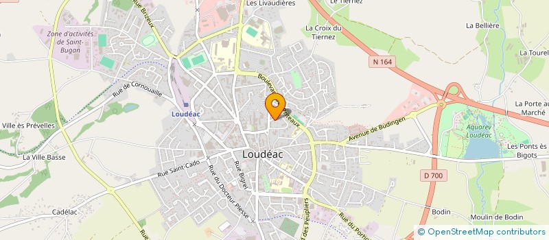 localisation de l'entreprise MOTO CLUB LA MOTTE à LOUDEAC