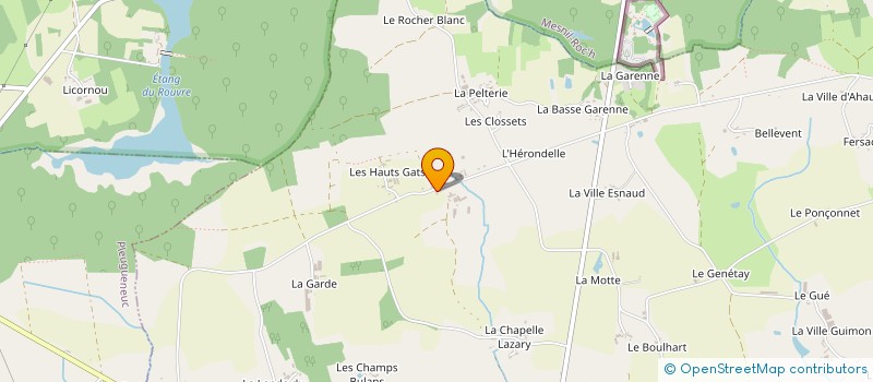 localisation de l'entreprise MOTO CLUB LE BOL D'AIR  MEILLAC