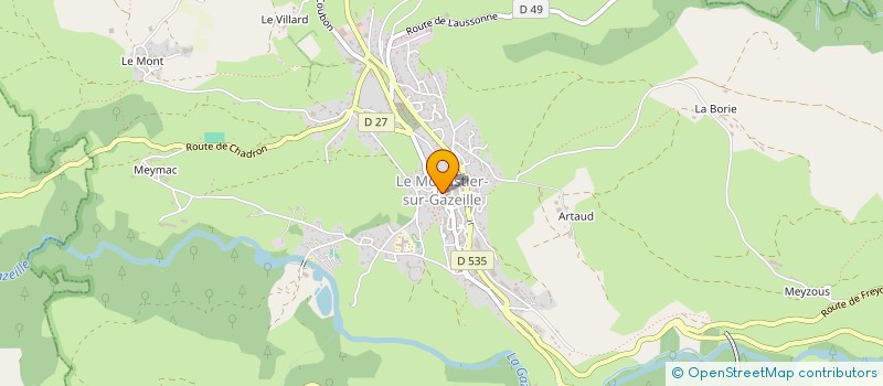 localisation de l'entreprise MOTO CLUB LE MONASTIER  LE MONASTIER-SUR-GAZEILLE