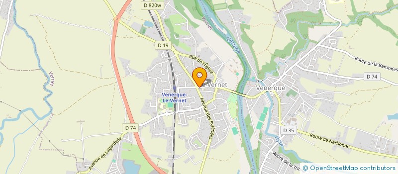 localisation de l'entreprise MOTO CLUB LE VERNET-VENERQUE à VERNET