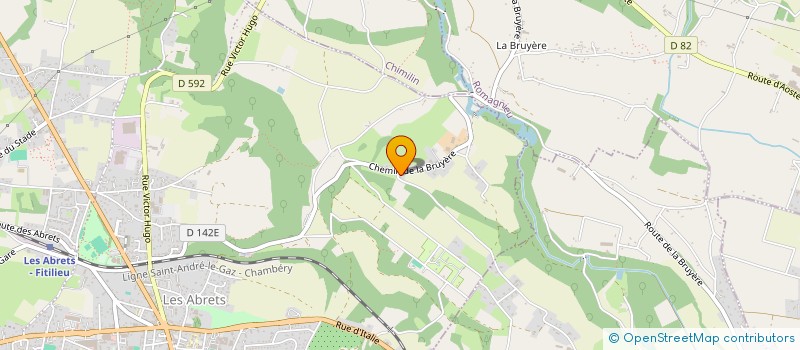 localisation de l'entreprise MOTO CLUB LES 3 D  LES ABRETS-EN-DAUPHINE