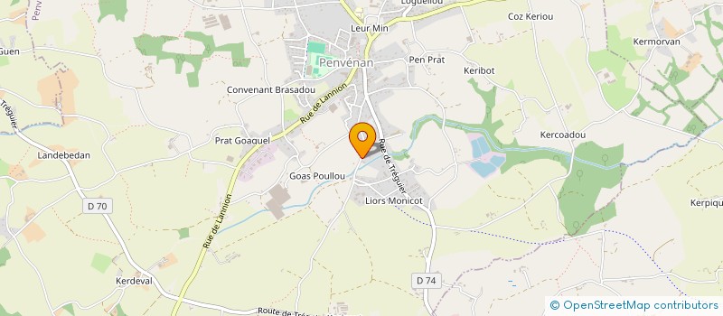 localisation de l'entreprise MOTO CLUB LES CORMORICAINS à PENVENAN