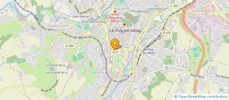 localisation de l'entreprise MOTO CLUB LES GUIDONS VELLAVES à LE PUY-EN-VELAY