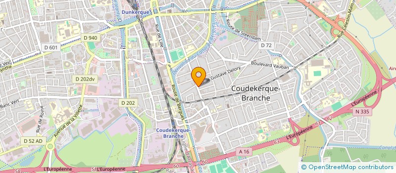 localisation de l'entreprise MOTO CLUB LES HERISMANS  COUDEKERQUE-BRANCHE