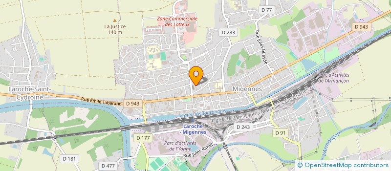 localisation de l'entreprise MOTO-CLUB LES PETOIRES à MIGENNES