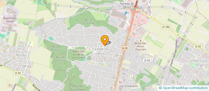 localisation de l'entreprise MOTO CLUB M.C L'ESSAIM à LA VILLE-DU-BOIS