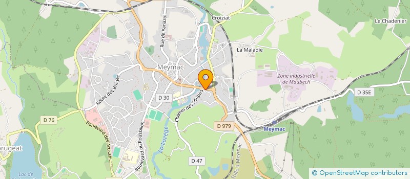 localisation de l'entreprise MOTO CLUB MEYMACOIS THE RARE BIRDS  MEYMAC