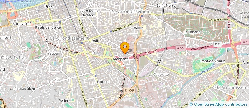 localisation de l'entreprise MOTO CLUB MOTOPACA à MARSEILLE