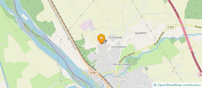 localisation de l'entreprise MOTO-CLUB NEUVY-SUR-LOIRE à NEUVY-SUR-LOIRE