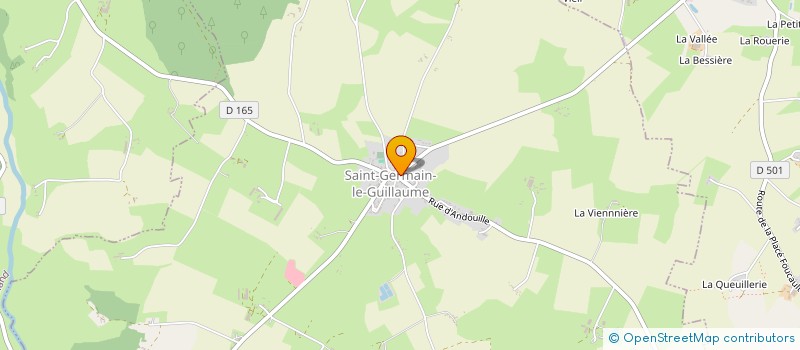 localisation de l'entreprise MOTO CLUB PEGASE  SAINT-GERMAIN-LE-GUILLAUME