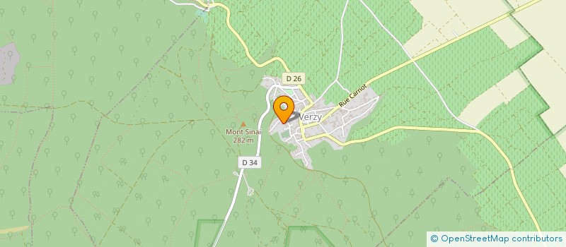 localisation de l'entreprise MOTO CLUB PIERRAFEUX  VERZY