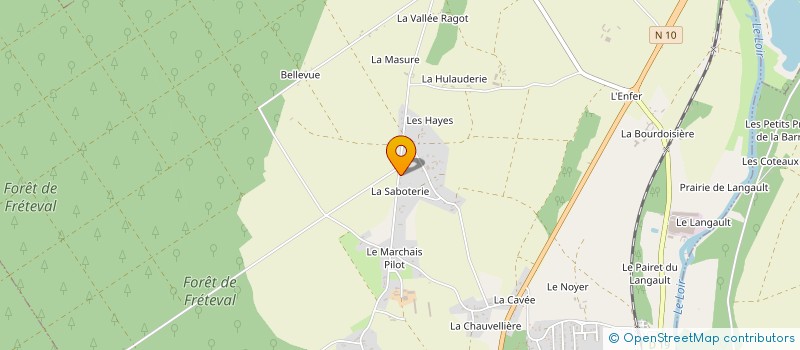 localisation de l'entreprise MOTO CLUB PIRATE : LES BOUFFES BITUME  SAINT-HILAIRE-LA-GRAVELLE