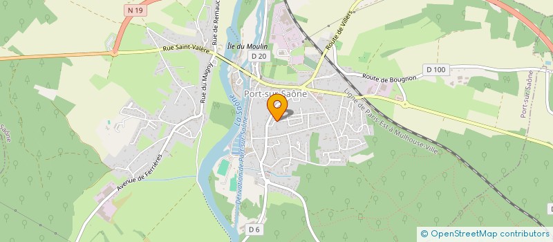 localisation de l'entreprise MOTO CLUB PORTUSIEN  PORT-SUR-SAONE