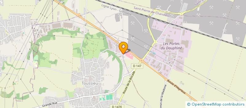 localisation de l'entreprise MOTO CLUB PREVENTION  SAINT-PIERRE-DE-CHANDIEU