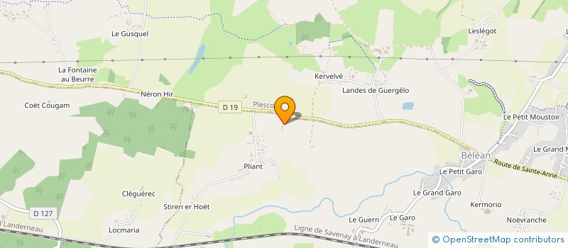 localisation de l'entreprise MOTO-CLUB ROUTE 56  PLOEREN