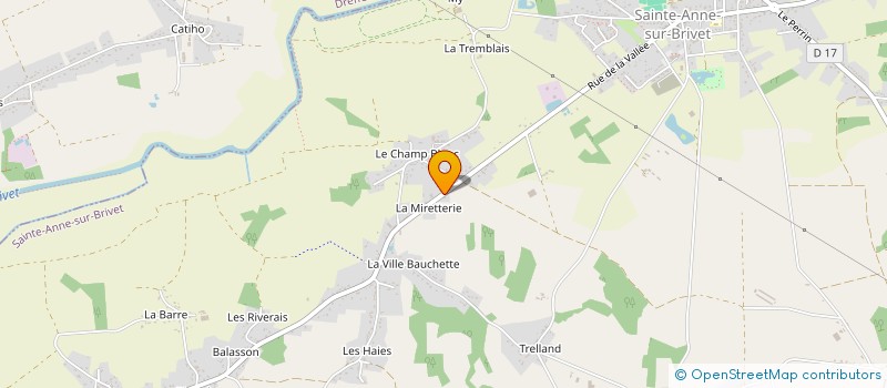 localisation de l'entreprise MOTO CLUB RTM 858  SAINTE-ANNE-SUR-BRIVET