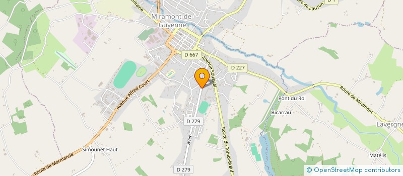 localisation de l'entreprise MOTO-CLUB VAL DE GUYENNE  MIRAMONT-DE-GUYENNE