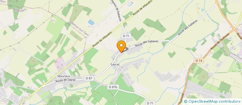 localisation de l'entreprise MOTO CLUB VILLEMURIEN  VILLEMUR-SUR-TARN