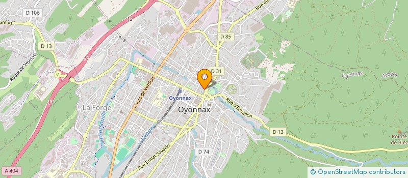 localisation de l'entreprise MOTO CONCEPT à OYONNAX