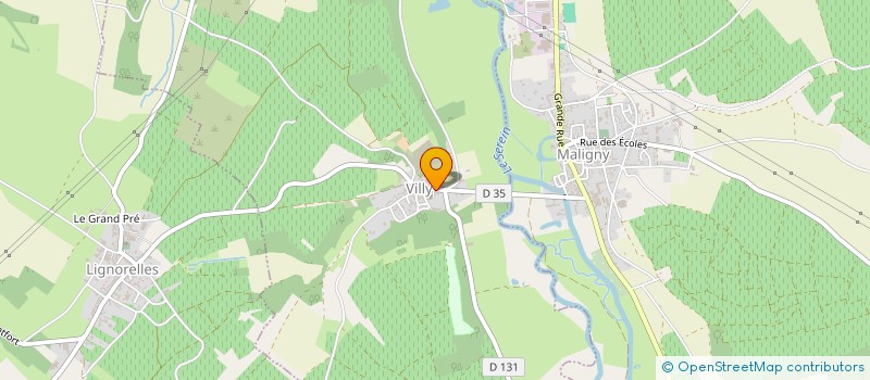 localisation de l'entreprise MOTO CROSS DE VILLY  VILLY