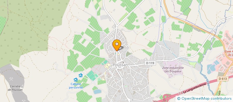 localisation de l'entreprise MOTO D'OC  POUSSAN