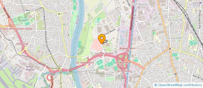 localisation de l'entreprise MOTO'ELEC 31 à TOULOUSE