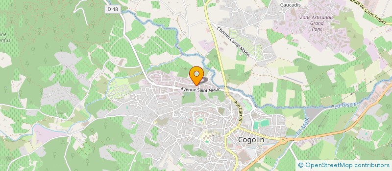 localisation de l'entreprise MOTO ENDURO 83  COGOLIN