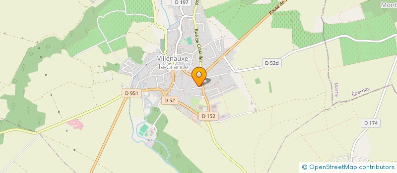 localisation de l'entreprise MOTO ESCORTE SECURITE AUBOISE  VILLENAUXE-LA-GRANDE