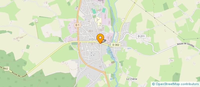 localisation de l'entreprise MOTO EXPERIMENTALE TEAM INNOVATION SPORT SYSTEME  VIBRAYE