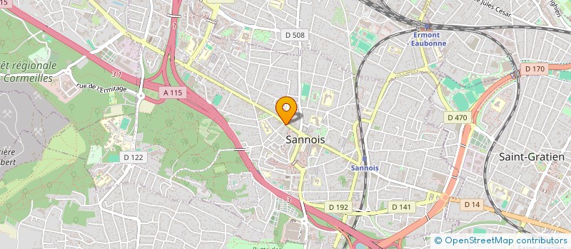 localisation de l'entreprise MOTO FLUIDE GOLD à SANNOIS