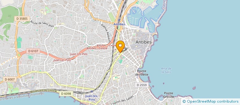localisation de l'entreprise MOTO FOCH à ANTIBES
