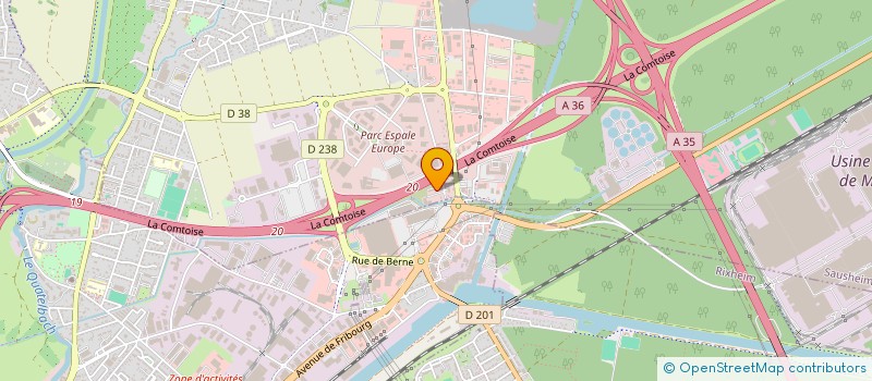 localisation de l'entreprise MOTO G PULSION à SAUSHEIM