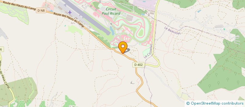 localisation de l'entreprise MOTO LE CASTELLET  LE CASTELLET