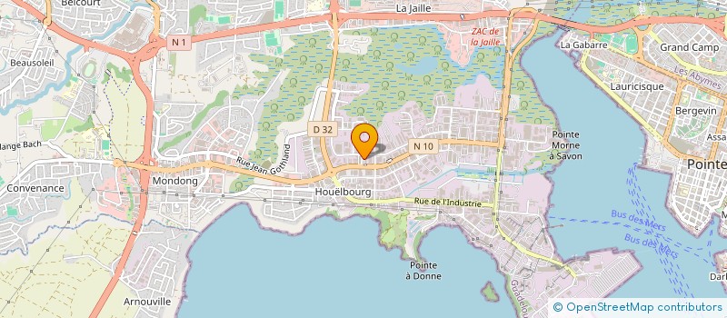 localisation de l'entreprise MOTO LEADER à BAIE-MAHAULT