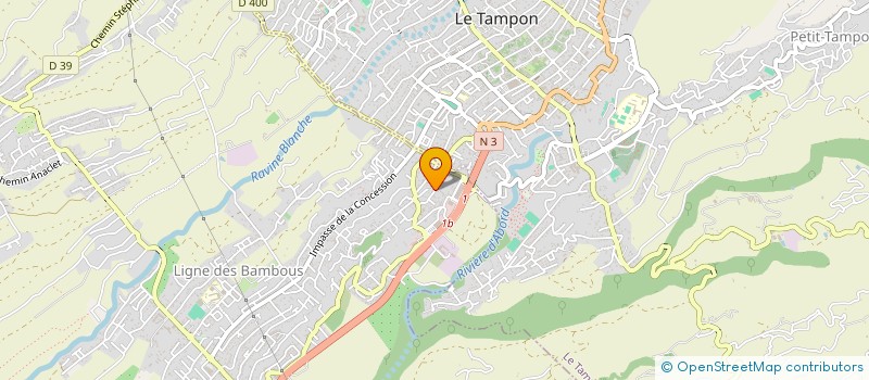 localisation de l'entreprise MOTO LIGHT 974 à SAINT-PIERRE