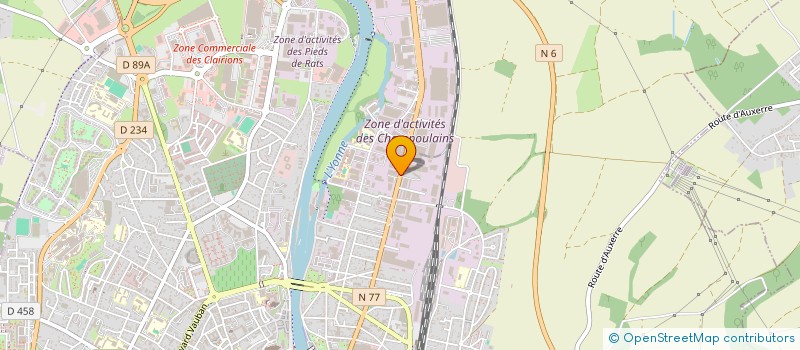 localisation de l'entreprise MOTO ONE 89  AUXERRE