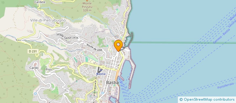 localisation de l'entreprise MOTO PERFORMANCE à BASTIA
