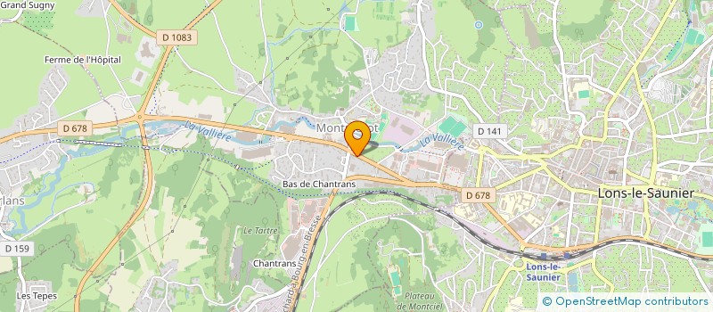 localisation de l'entreprise MOTO PLUS 39  MONTMOROT