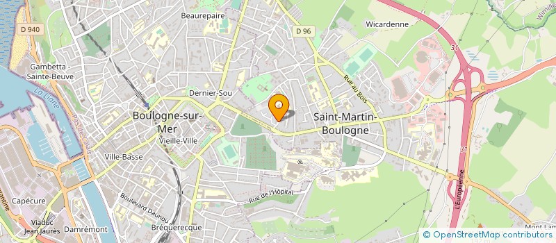 localisation de l'entreprise MOTO POUR TOUS à ST MARTIN BOULOGNE