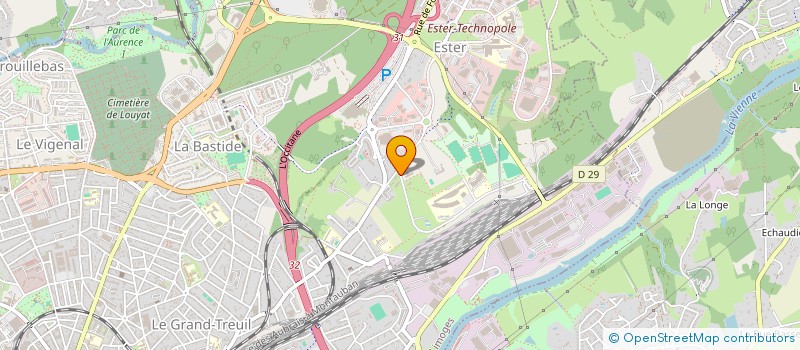 localisation de l'entreprise MOTO PRIVEE à LIMOGES
