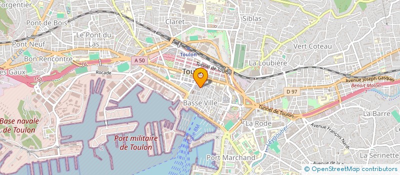 localisation de l'entreprise MOTO PROD  TOULON