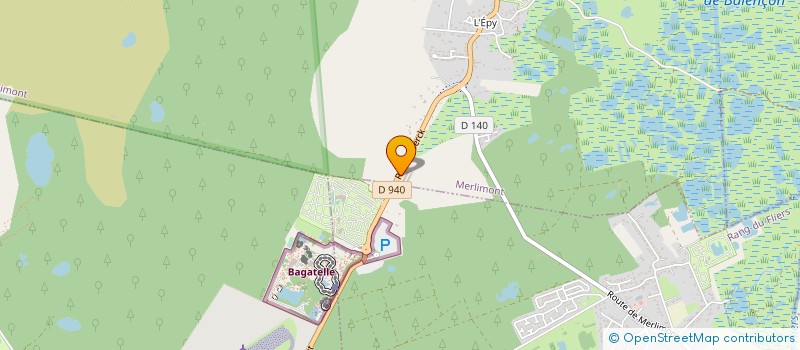 localisation de l'entreprise MOTO QUAD IMPORT  MERLIMONT