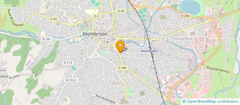 localisation de l'entreprise MOTO RACER à MONTBRISON