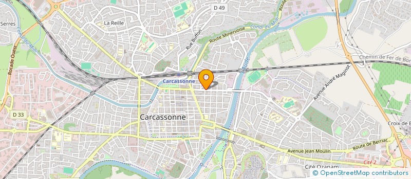 localisation de l'entreprise MOTO-RELAY à CARCASSONNE