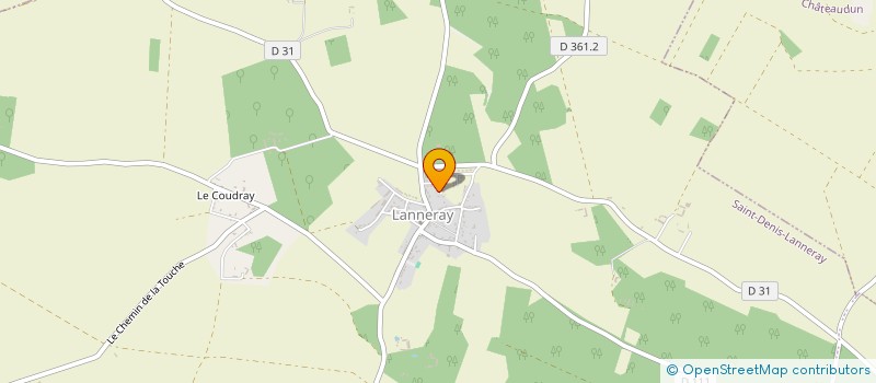 localisation de l'entreprise MOTO'RIDE28 à SAINT-DENIS-LANNERAY