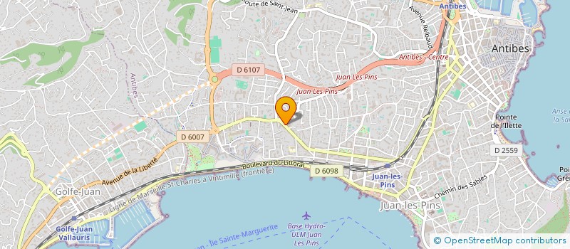 localisation de l'entreprise MOTO SCOOT 06 à ANTIBES