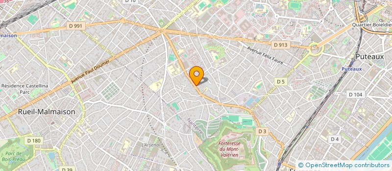 localisation de l'entreprise MOTO SELF  NANTERRE