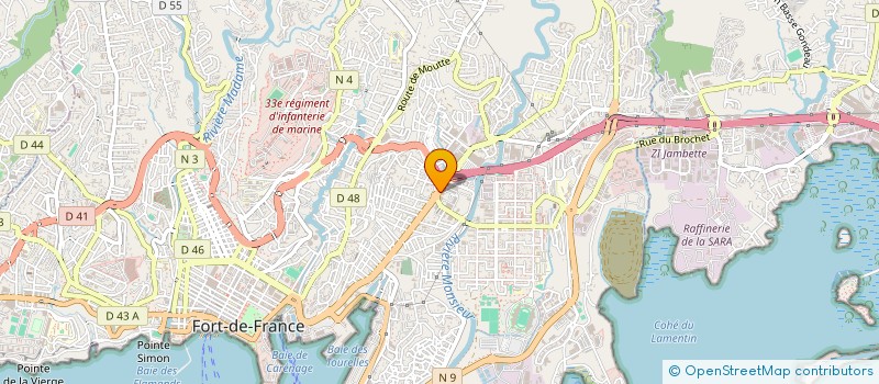 localisation de l'entreprise MOTO SERVICES  FORT-DE-FRANCE